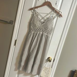 Light grayish/beige dress, Sz L